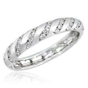 Narrow Diamond Ring