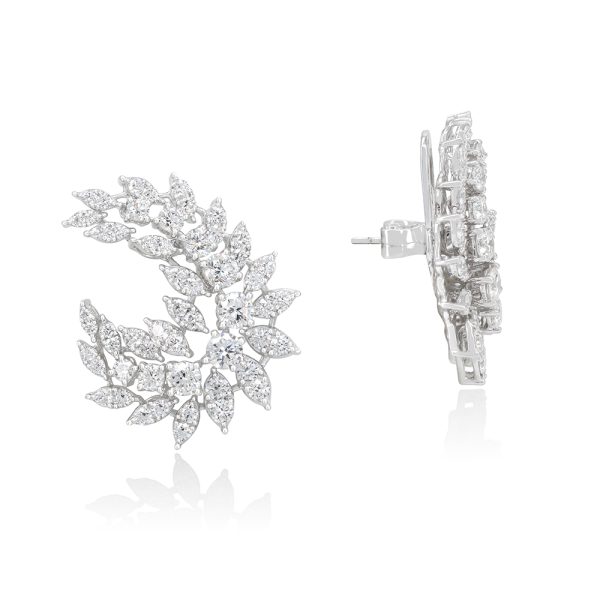 Lunar Diamond Earrings