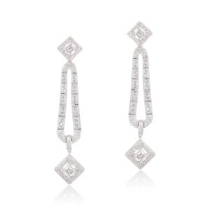 Diamond Drop Earrings