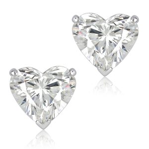 Heart Diamond Earrings